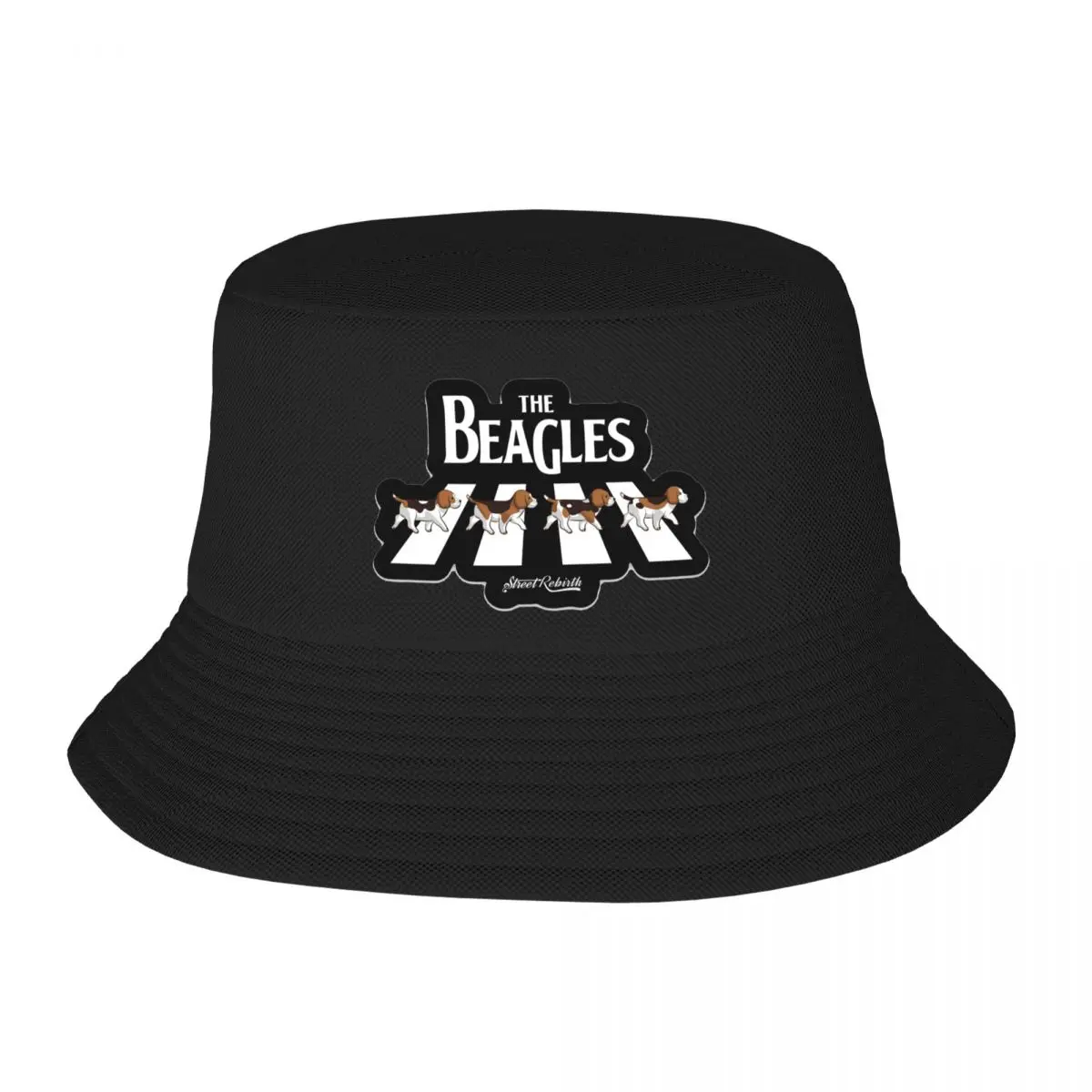 New Design The Beagles Parody Bucket Hat Summer Basin Cap Hip Hop Fishing Fisherman Hat Retro Pattern