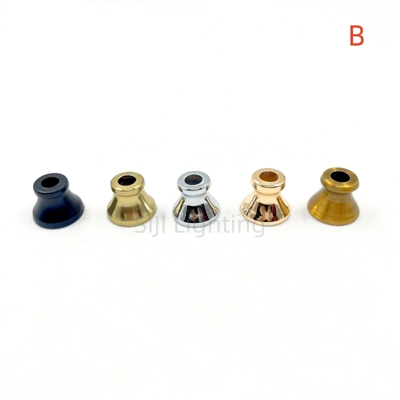 Iron Lamp Base Pendant Light Hardware Decorative Cover Cap Wall Lamp Bell Cover Decoration Small Cover Cap Horn Shaped Cover Cap