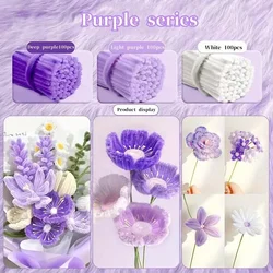 Chenille Stems 30cm Pipe Cleaners Craft Supplies DIY Art Handmade Flower Making