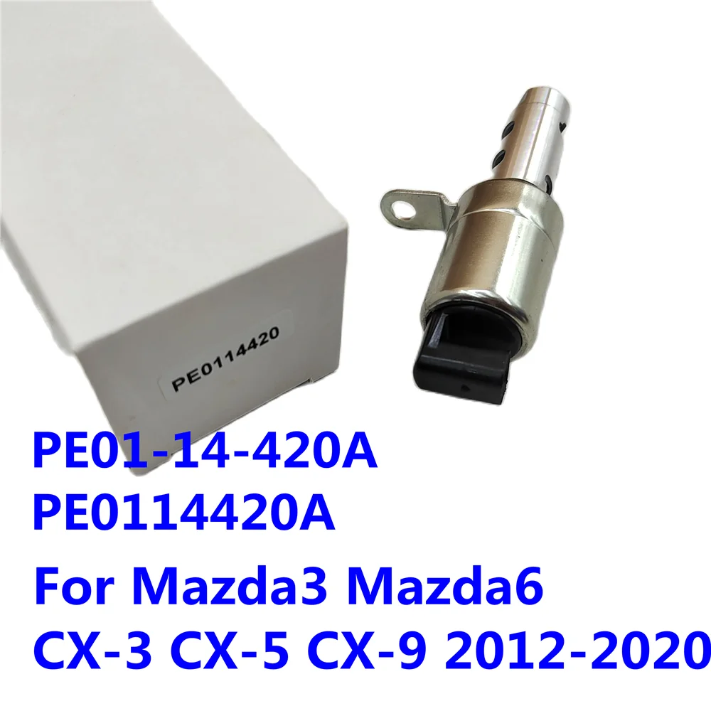 

JH PE01-14-420A Timing VVT Oil Control Valve For Mazda3 Mazda6 CX-3 CX-5 CX-9 2012-2020 Control Valve Solenoid PE0114420A