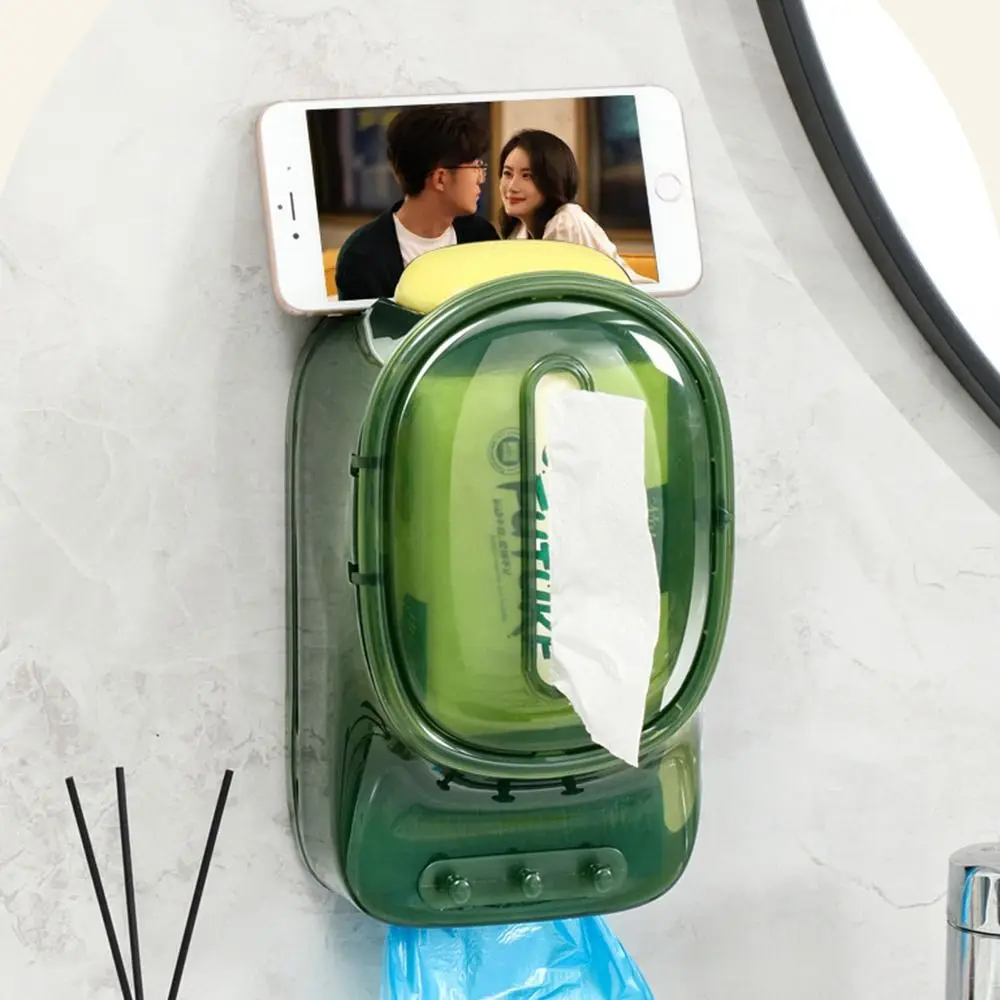 

Водонепроницаемый футляр для туалетной бумаги, влагостойкий настенный держатель для салфеток, настенный подвесной футляр с повышенной нагрузкой