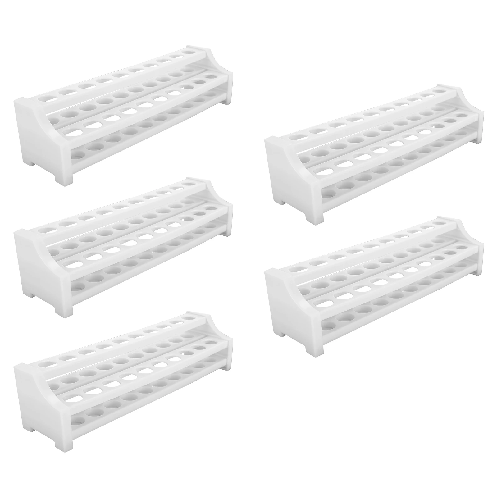 

5pcs Test Test Tube Rack Rack Plastic Lab Holder for 15mm Tubes ganizing Tool Laboratory Equipment Accessories