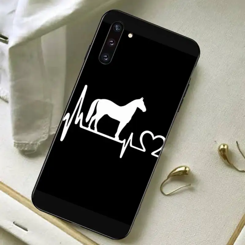 Чехол для телефона Horse Heartbeat для Samsung A51 A30s A52 A71 A12 для Huawei Honor 10i для OPPO vivo Y11, чехол