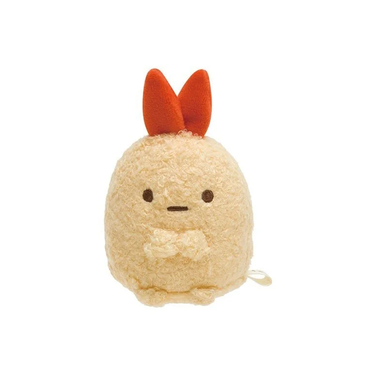 SAN X Corner Creatures, Fried Shrimp Cute Dolls Plush Doll Height 10cm MX81901