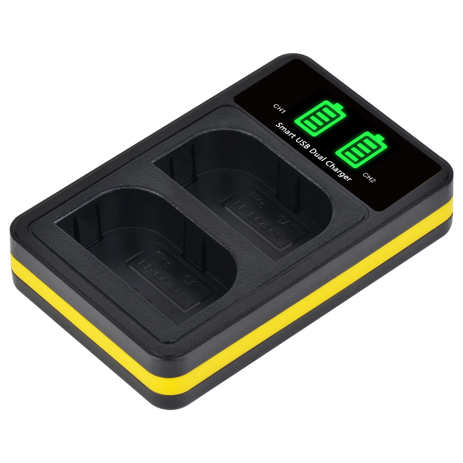 LP-E6 Аккумулятор и зарядное устройство LP-E6N для Canon EOS 60D, 6D, 5DS R, 70D, 7D, 80D, 90D, R6, M6 Mark ii, R7, R100, 5D Mark iii