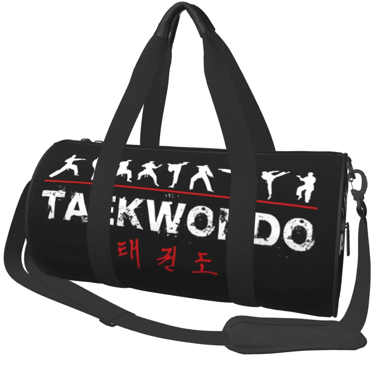 Bolsa de gimnasio de Taekwondo coreana, bolsas deportivas de entrenamiento de viaje marcial blanco para hombres y mujeres con zapatos, bolsa de Fitness, bolsos impermeables