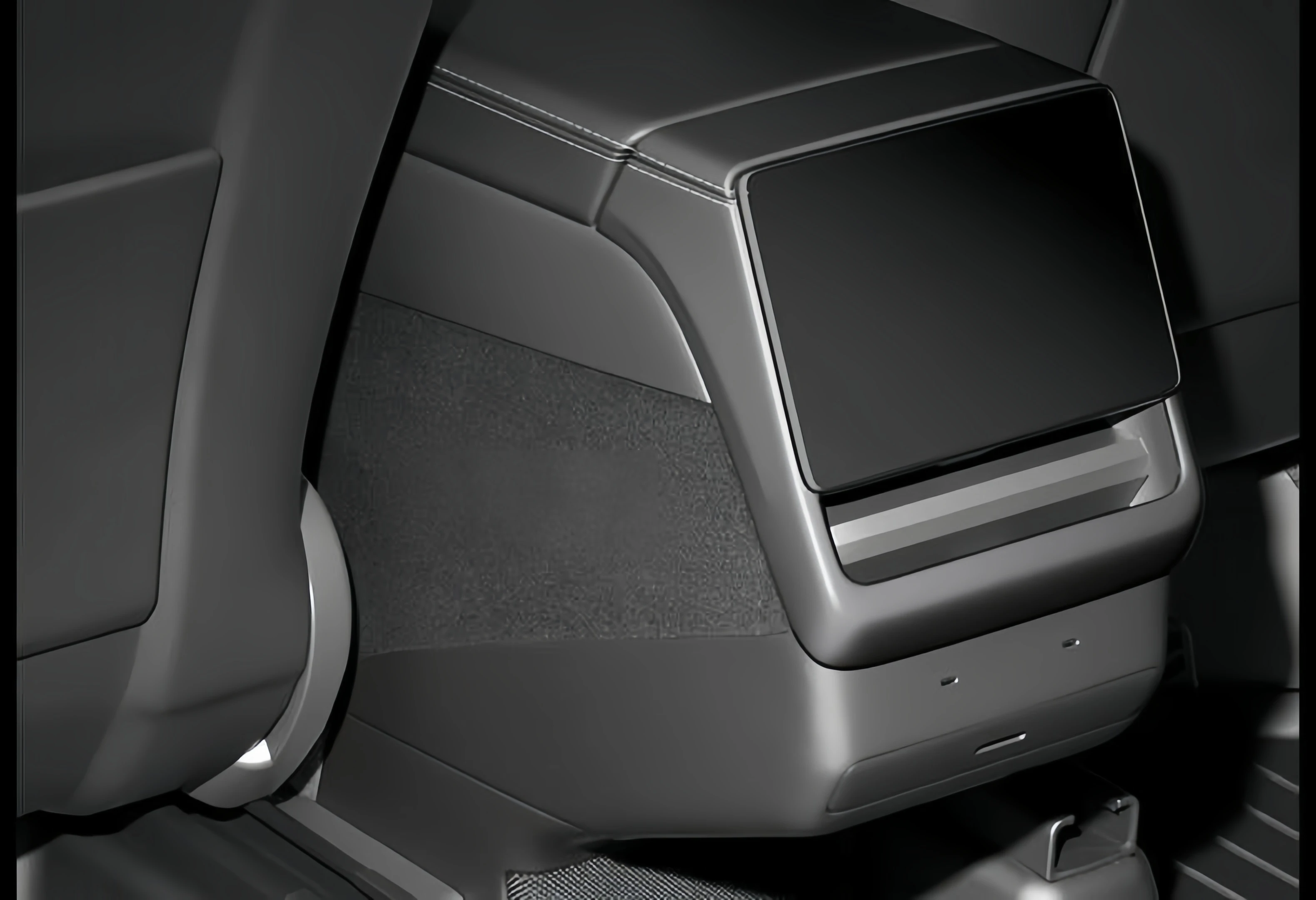 Kompletter Autositz-Gleitschienen-Schutz für Tesla Model YL 2026 Kratzfester Samtschutz mit Sitzauslassgitterabdeckung Inklusive – Detail 3