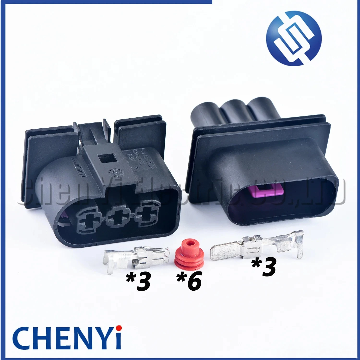 3 Pin Auto waterproof connector Cooling electronic fan Wire harness Plug 1J0906233 1J0 906 233 1J0906443 1J0 906 443