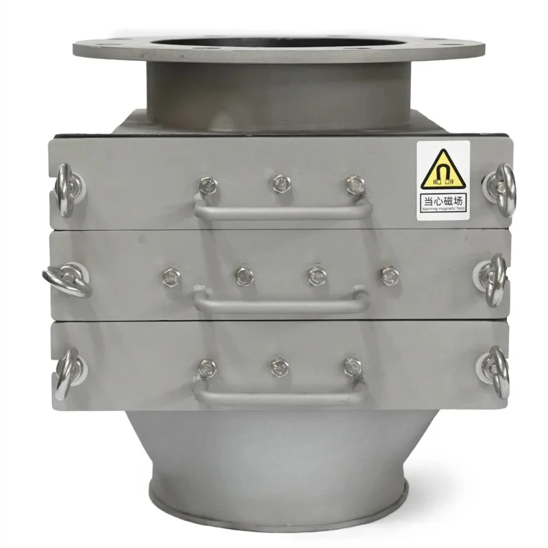 

Food Grade Ferrous Metal Iron Remover Multi-Layers Easy to Clean Grate Magnet in Housing Magnetic Grids Drawer Magnet Separator
