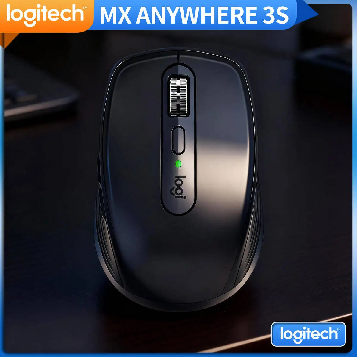 

Professional Logitech MX Anywhere 3S Wireless Mouse Dual Mode Lightweight Compact for Travel Office Gaming Home