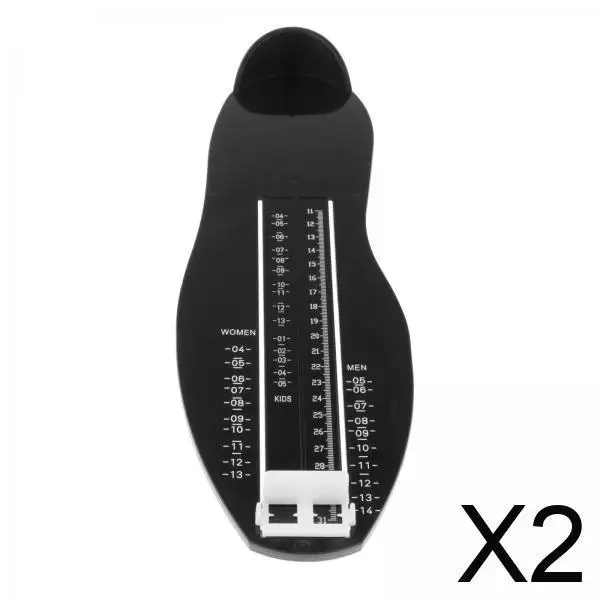 

2x Foot Measuring Device Practical Tools Foot Shoe Fitting Devices Shoe Sizer for Buy Shoes Easily Family