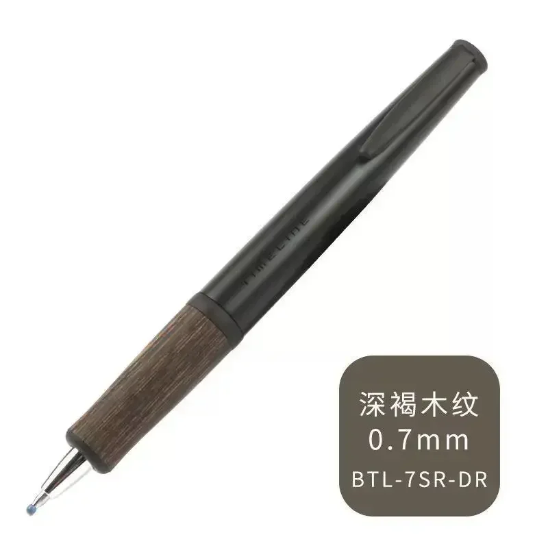 PILOT Luxus-Kugelschreiber mit Holzmaserung, Timeline PAST Serie, 0,7 mm, schnelltrocknende, wasserfeste Tinte, geschmeidiges Schreiben, ästhetisches Schreibwarenprodukt – Detail 3
