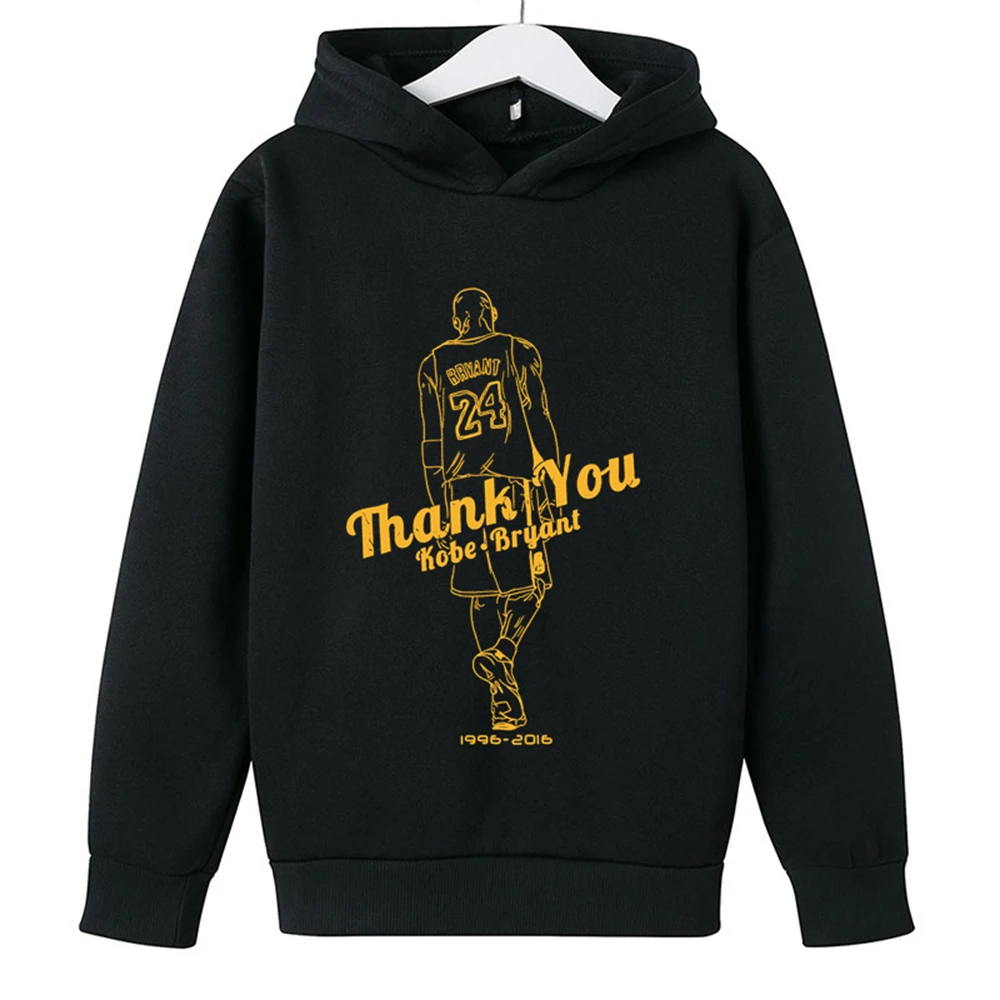 Kobe Bryant  Hoodie Kids Sportwear Sweatshirts Children's Clothing Child Hooded Suit Kids Clothes Girls Boys Tops Autumn Hoody