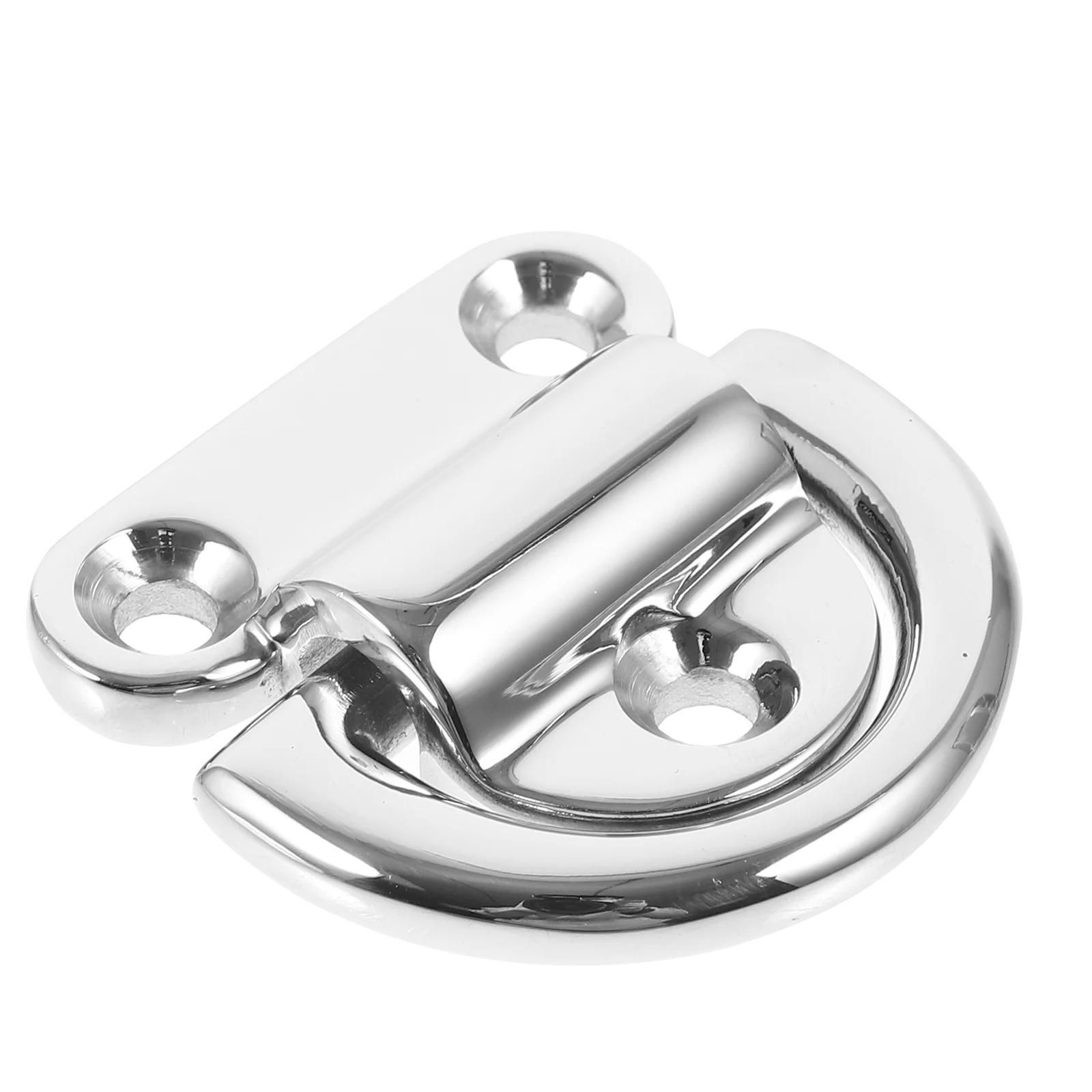 6mm Stainless Steel D Shaped Buckle D Ring Tie Down Trailer Anchor Truck Bed Hooks Car Tow Boat Yacht Vehicle Marine Accessories