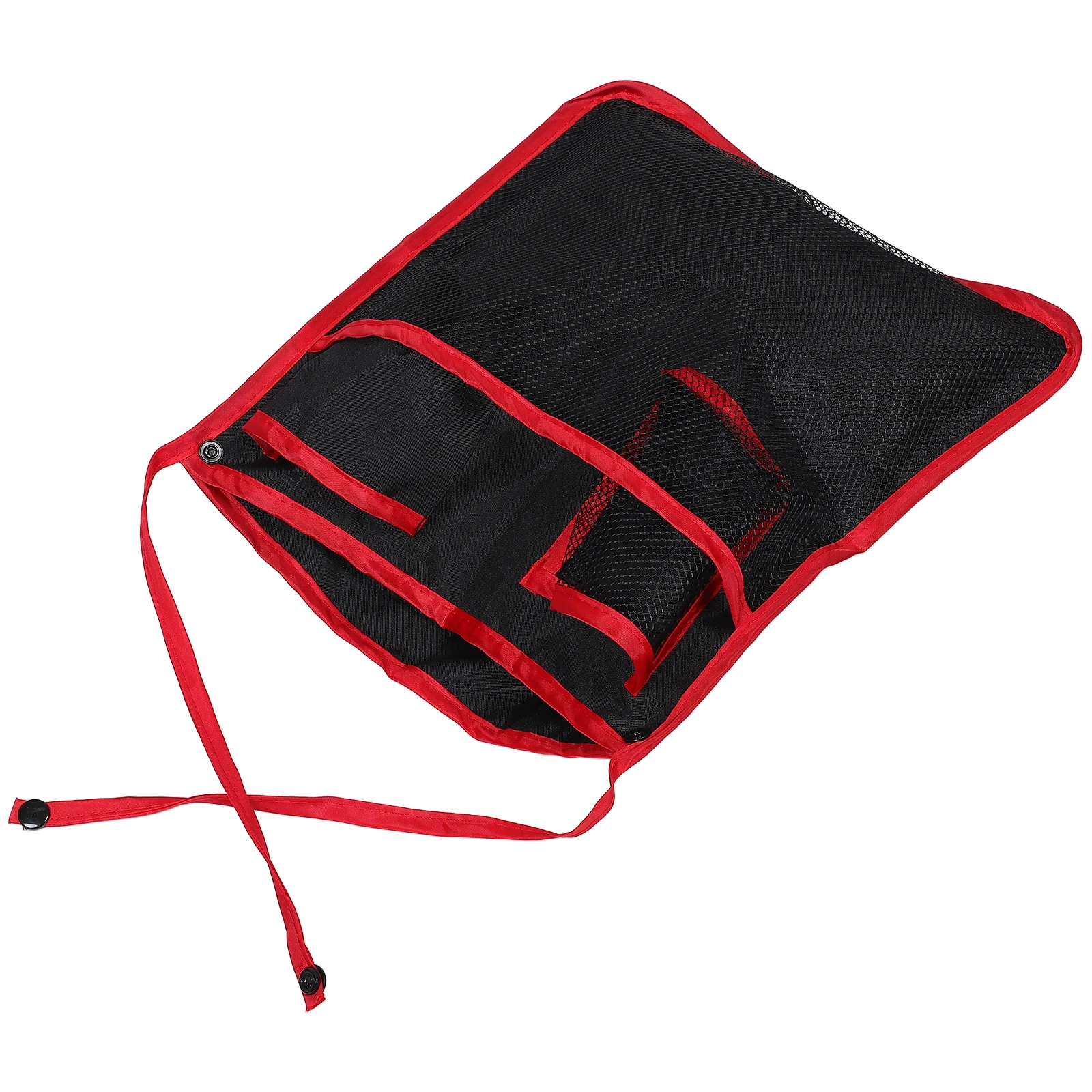 

Baby Stroller ganizer Mesh Bag Universal Storage Diaper Bag Cart Attachment Red Child Must Haves Lightweight Durable