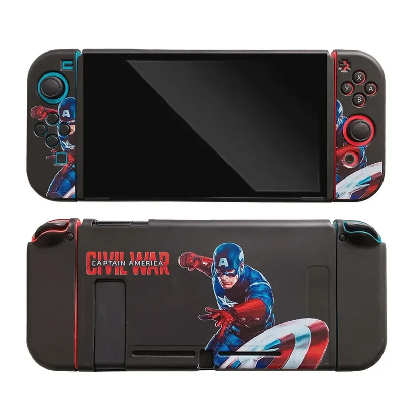 Marvel Spider Man for Switch Case Shell Protective Split Housing Box for Nintendo Switch Accessories NS Console TPU Fundas