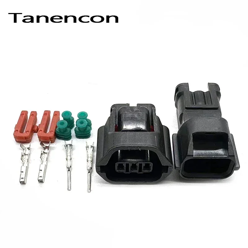 1 Set 3 Pin 7283-8730-30 MG641234-5 1.2mm Auto Speed Wire Connector EVO Mivec Camshaft Sensor Plug For Mitsubishi Nissan