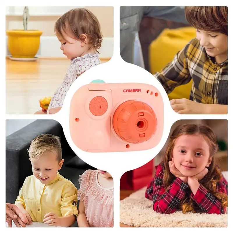 Kids Music Toys Cartoon Camera Projector Toy Early Education Toys Children Sensory Toys For Enhances Fine Motor Skills