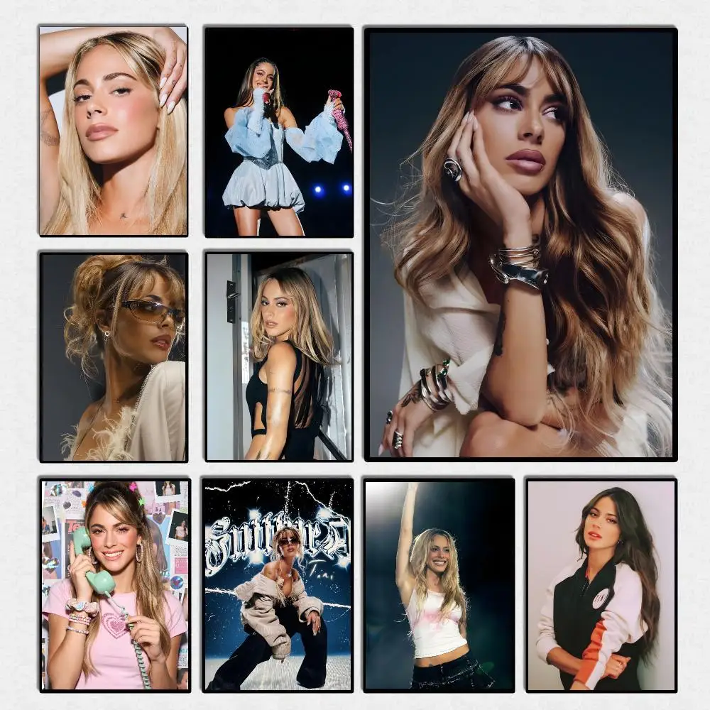 Singer T-Tini Stoessel Actor Poster High Quality Wall Art For Home Office Bedroom Living Room Hallway Bar Perfect Gift Idea