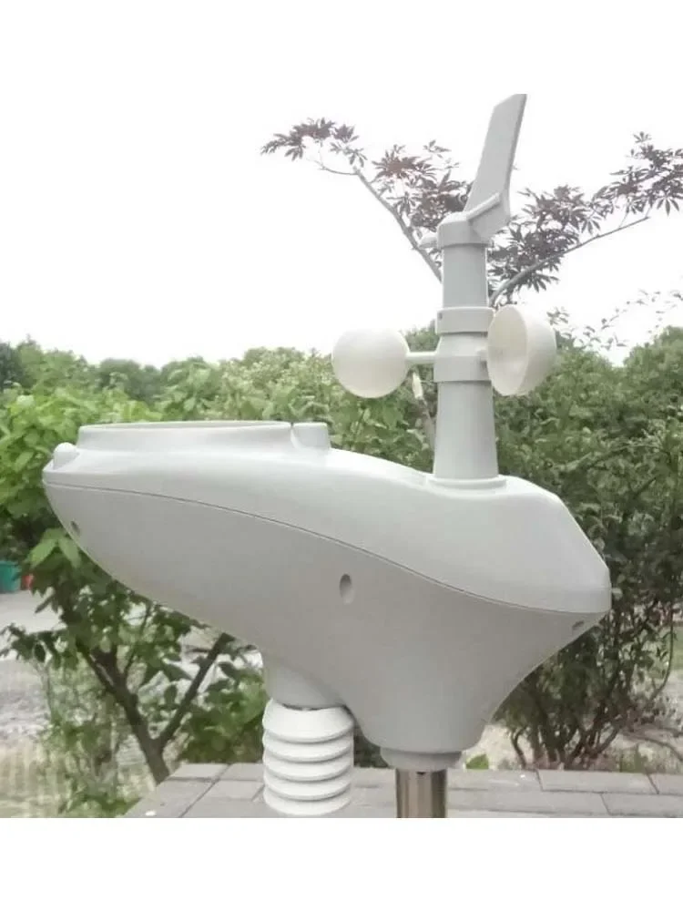 Meteorological station RS485 interface wired connection wind speed, wind direction, rainfall, light, temperature, humidity