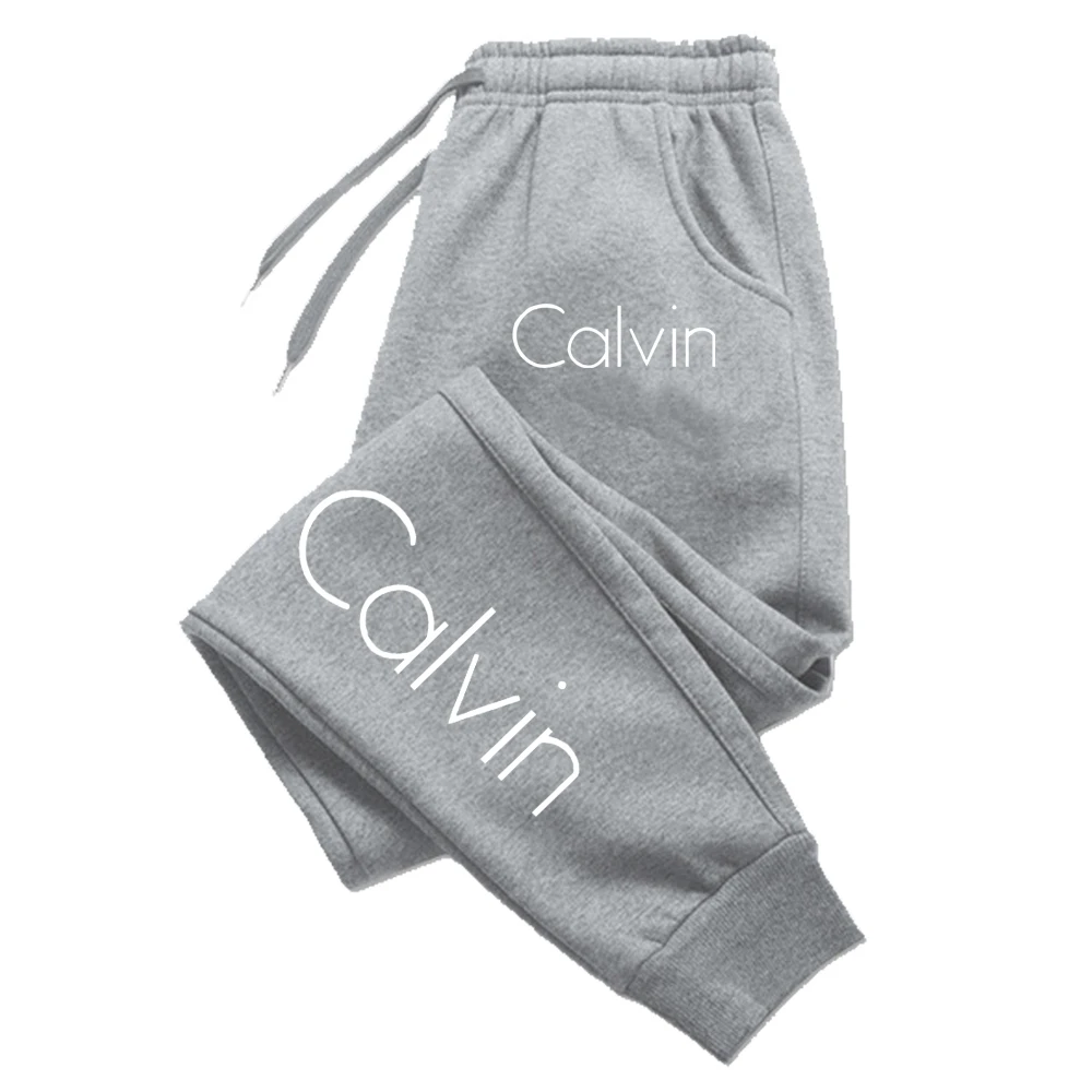 Casual พิมพ์กีฬากางเกงวิ่งผู้ชายผู้หญิงฤดูใบไม้ร่วง Drawstring ยาวกางเกงฟิตเนส Sweatpants Unisex GYM Wear