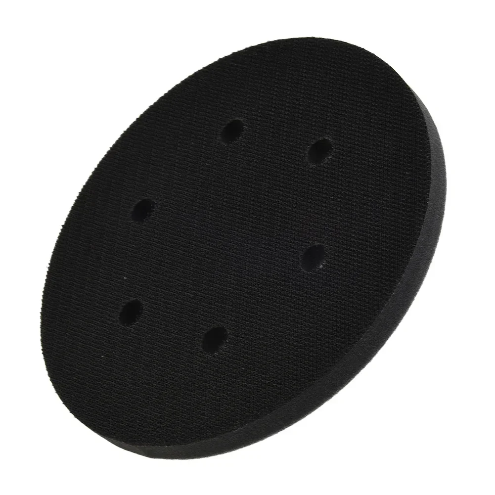 Imagem -04 - Soft Sponge Interface Pad Disco de Polimento Lixadeira Ferramentas Power Sander Gancho e Espuma Loop 6-hole 150 mm 6