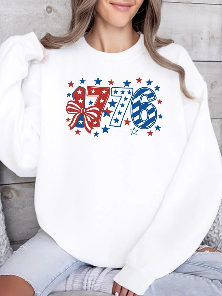 

Женская толстовка с принтом «Лук и звезды», повседневный пуловер с длинным рукавом, свободный крой, уличный стиль для осени и зимы