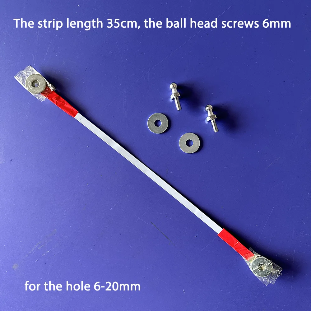 Car Strut Bars Hydraulic Rod Installation Tools Strips Accessories Ball Head Screws Pad Gaskets Pads for two holes