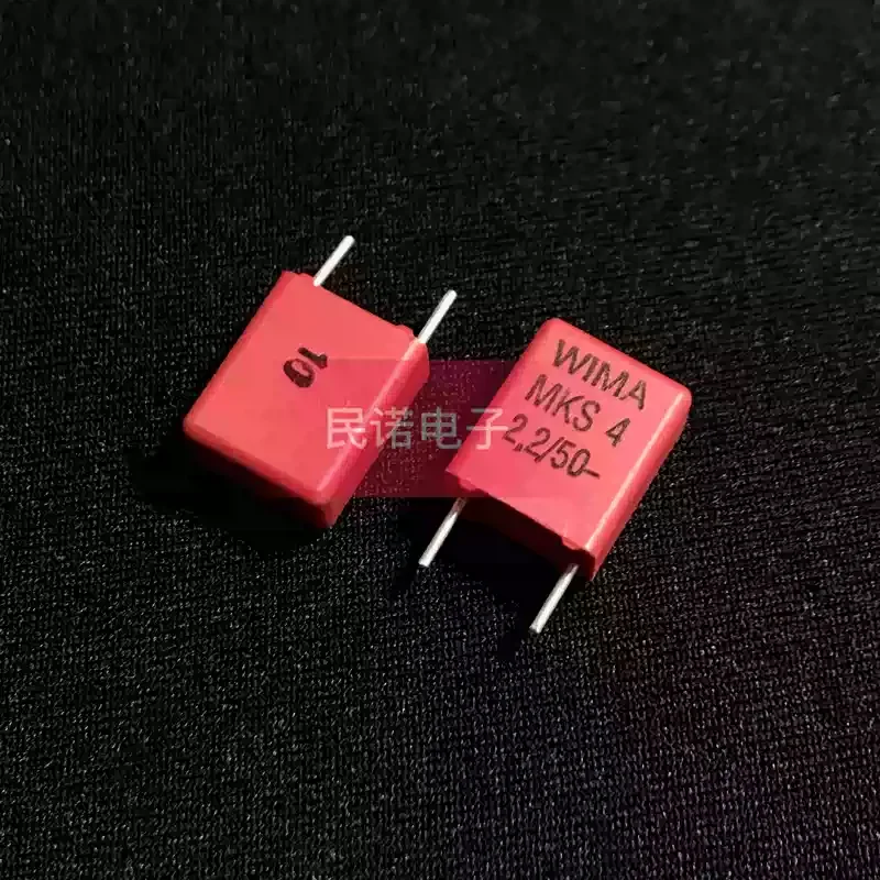 10-100pcs WIMA capacitor MKS4 50V 2.2UF 50V225 2U2 pin distance 7.5mm brand new original