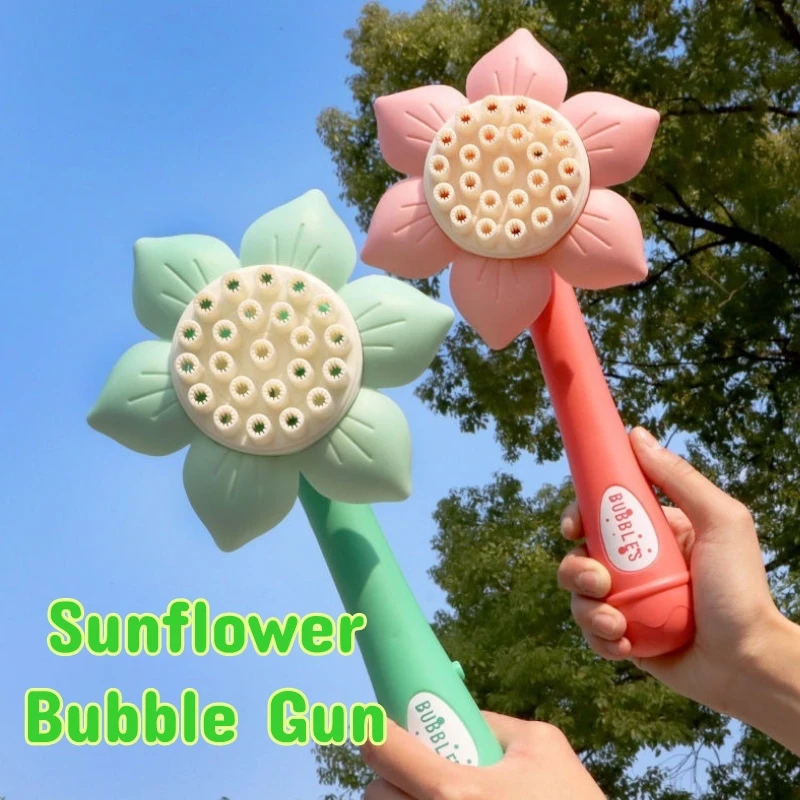 2024 Electric Bubble Gun ToyS for Kids 23 Holes Machine Soap Blower Gun Toys Summer Party Outdoor Games Soakers Childern Gift