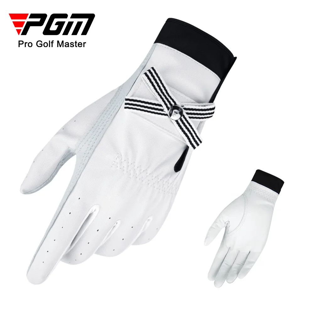 

PGM ST027 Womens Golf Gloves Cabretta Leather Durable Ladies Golf Gloves
