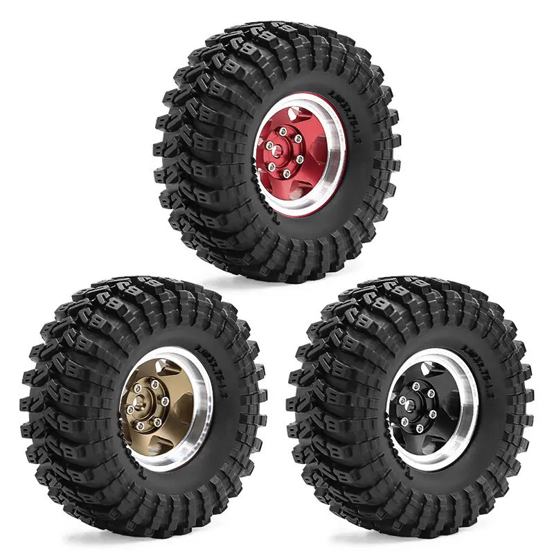 

1/18TRX4M SCX24 FMS Ascent-18 1.3inch wheel tires Climbing vehicle tire treadD302