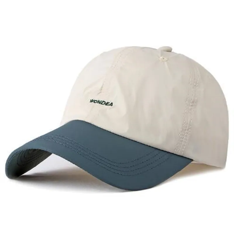 Casquette de baseball épissée pour hommes et femmes, chapeaux de camping, casquette de pêche, casquette de golf, crème solaire, personnalité, snapback, printemps, été, nouveau