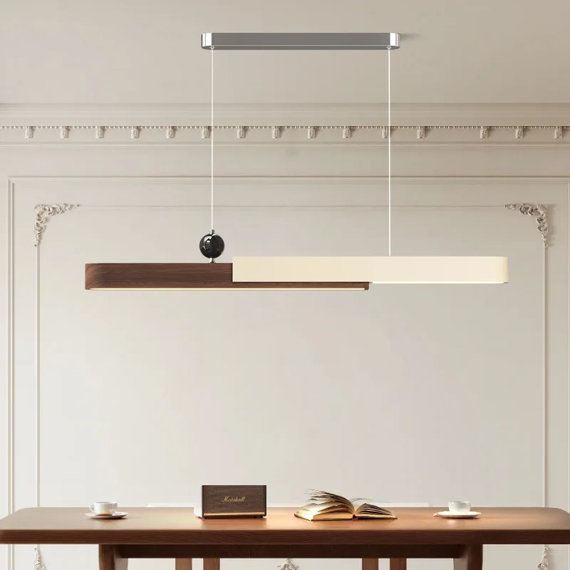 شريط مستقيم من الأكريليك أضواء قلادة طاولة الطعام حماية العين الحد الأدنى مصباح معلق لمطعم Woonkamer مقهى #2