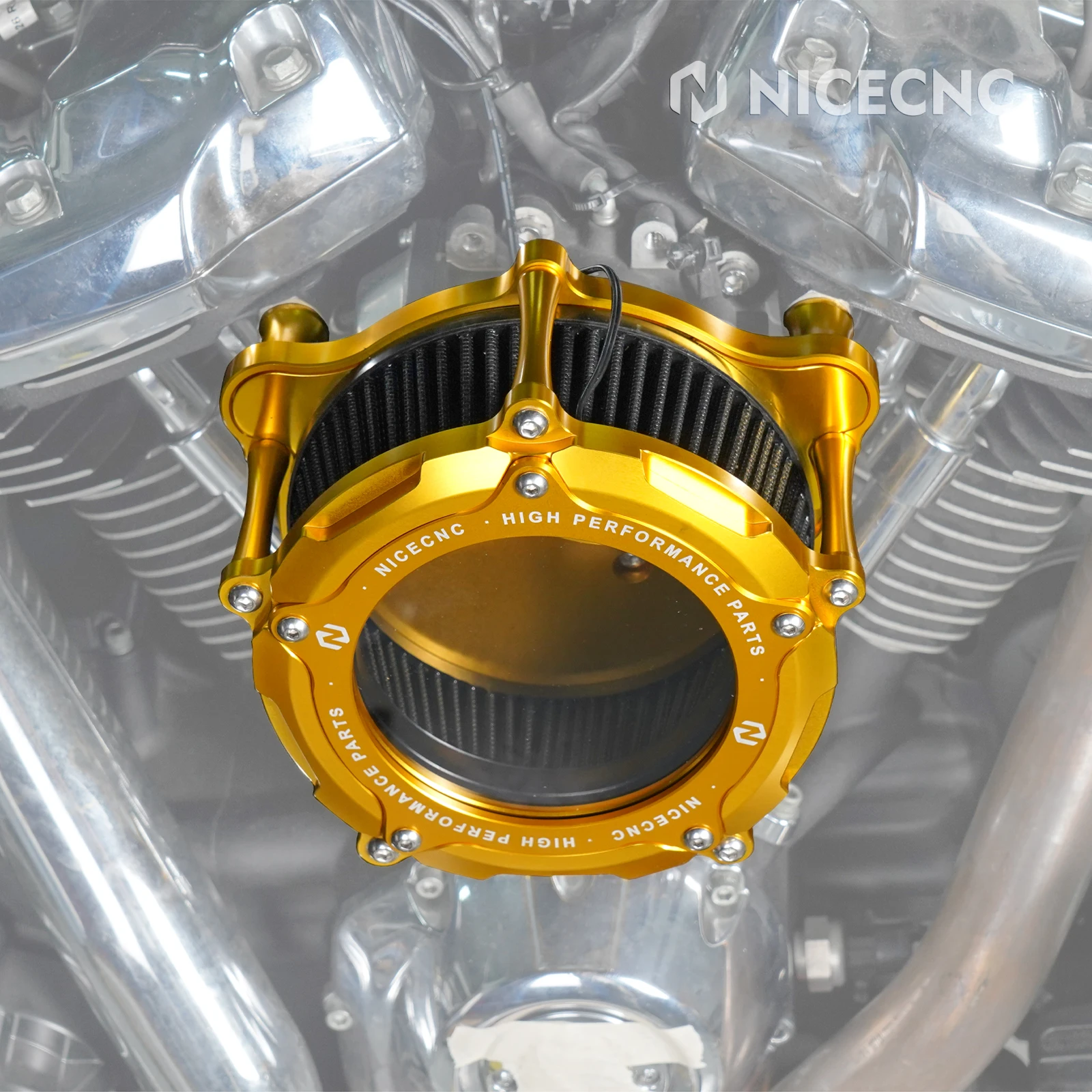 Motorcycle Air Cleaner Air Filter for Harley Road King/Special Street Glide FLHX/S Road Glide FLTRX/S Ultra Limited 2017-2023
