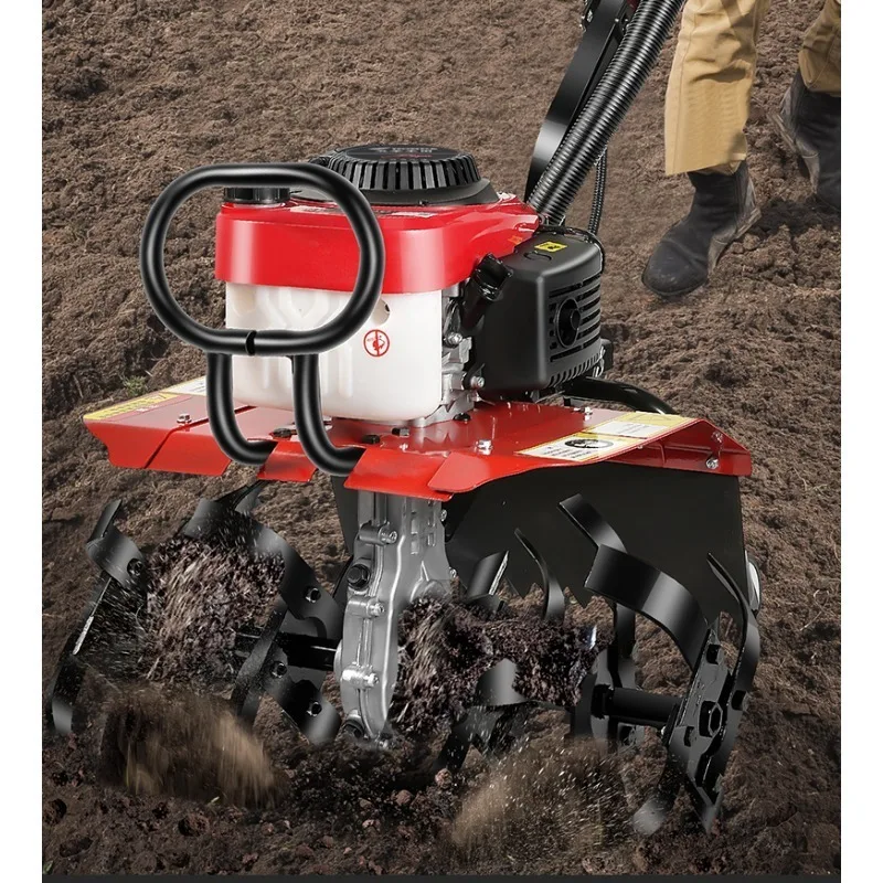 

Micro-tillage machine multi-function high-power tillage machine small household