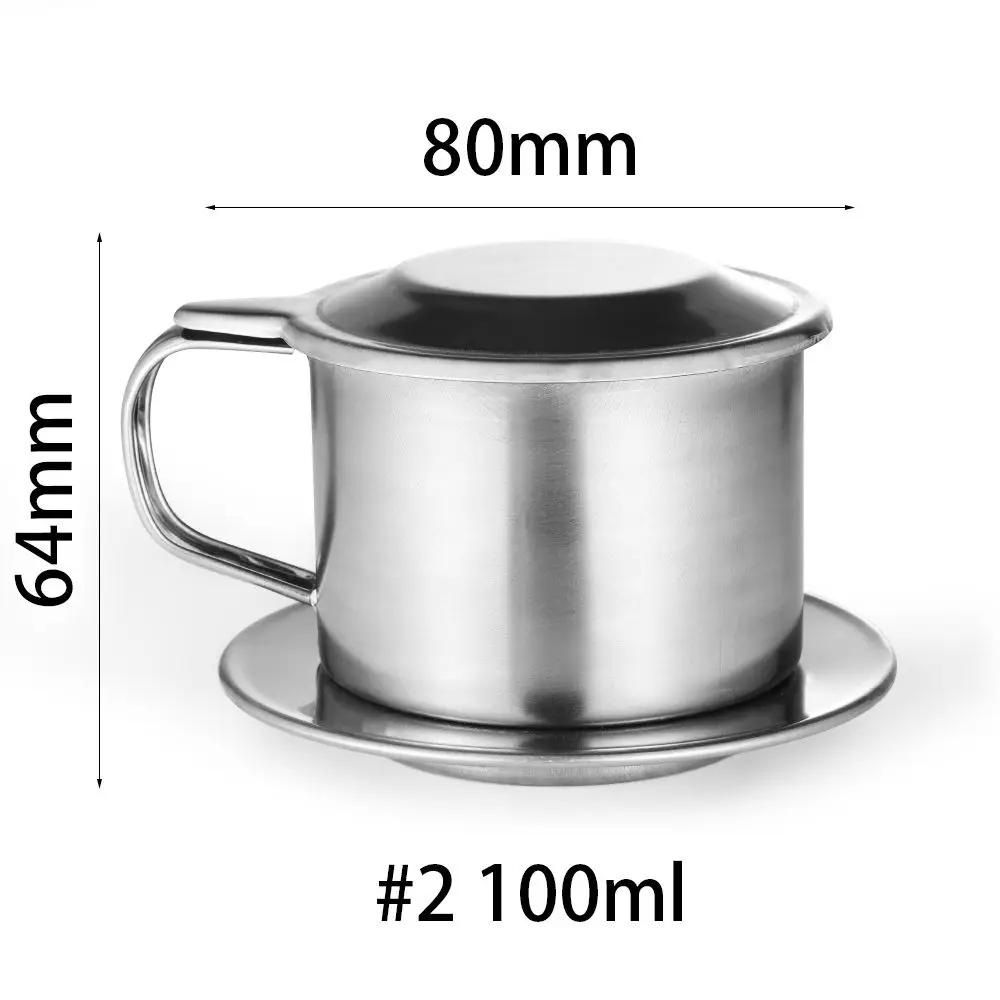 Tool Moka Pots Mug Cup Stainless Steel Drop Filter Vietnam Coffee Maker Infuser