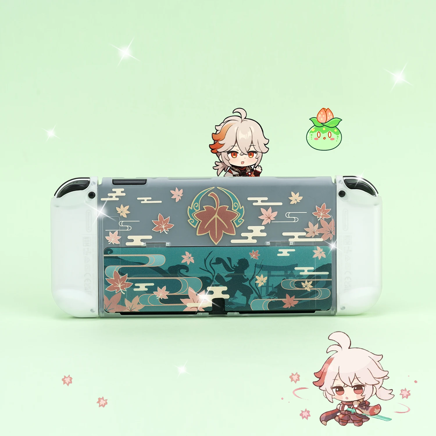 Funda Nintendo Switch Oled Cover Anime Dockable Bảo Vệ Cứng Cho Công Tắc Điều Khiển Joy-Con Bộ Điều Khiển
