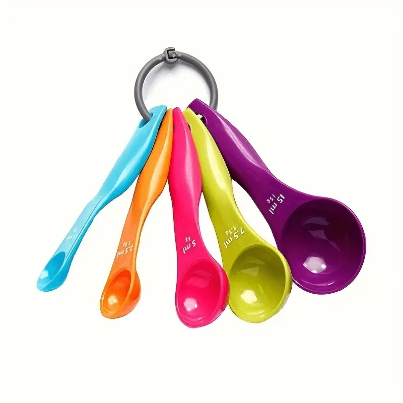 8pcs, Measuring Cup And Spoon Set With Spout And Handle, Portable For Accurate Cooking And Baking Measurements