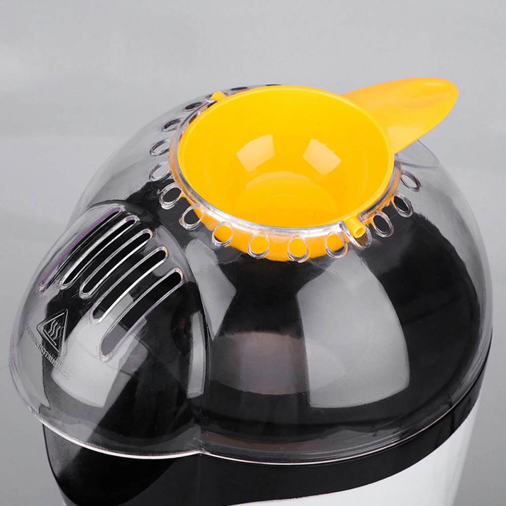 New 220V Popcorn Machine Household Mini Electric Blower Automatic Popcorn Maker with A Swirl The Non-stick Liner DIY Corn Popper