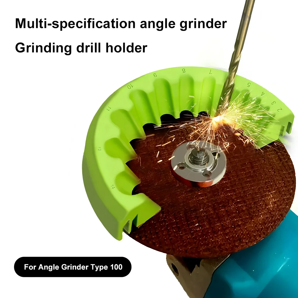 Angle Grinder Drill Bit Sharpener Old Drill Bit Grinder 2-14mm Multi-Multi-Sizes Power Tool Polishing Attachment