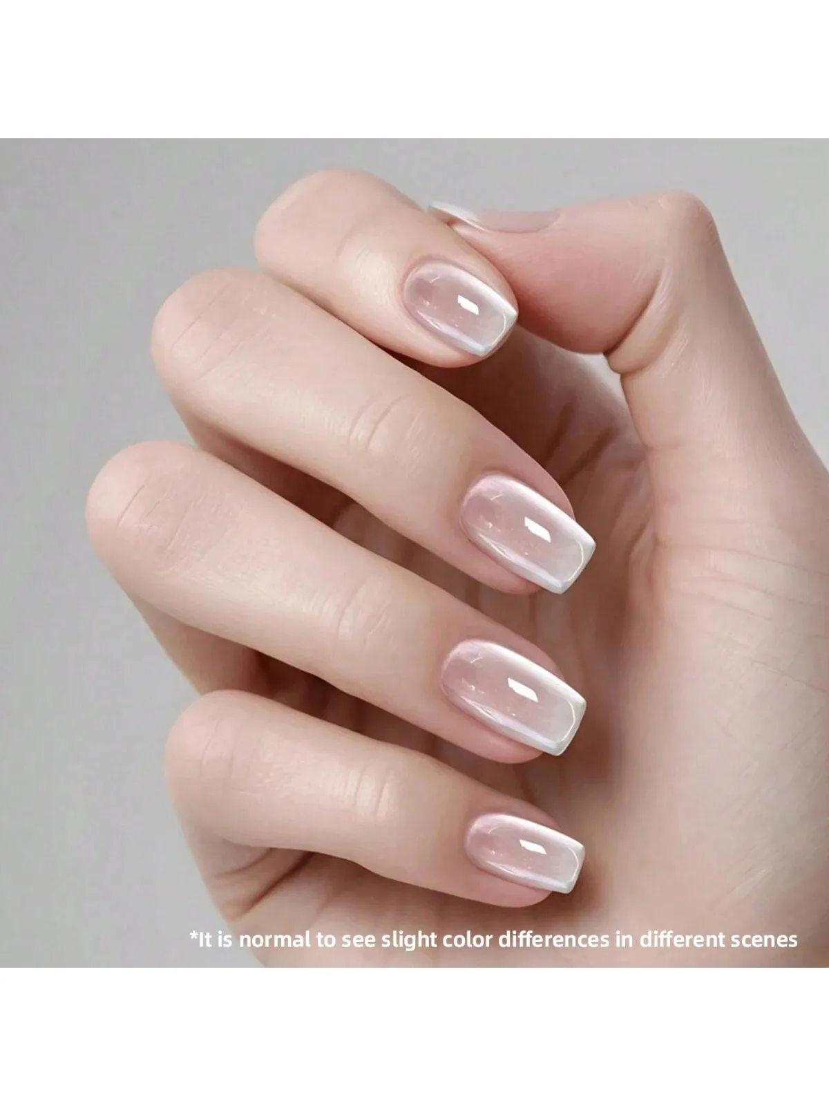 Hot selling boiled water cat's eye nail polish gel ice transparent flashing small light bulb crystal cat's eye gel nail glue