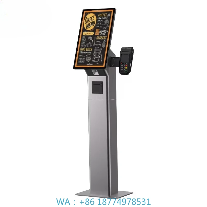 Payment Machine for Fast Food Shop Smart POS Terminal Self-Service Kiosk | Payment Kiosk Restaurant Ordering &