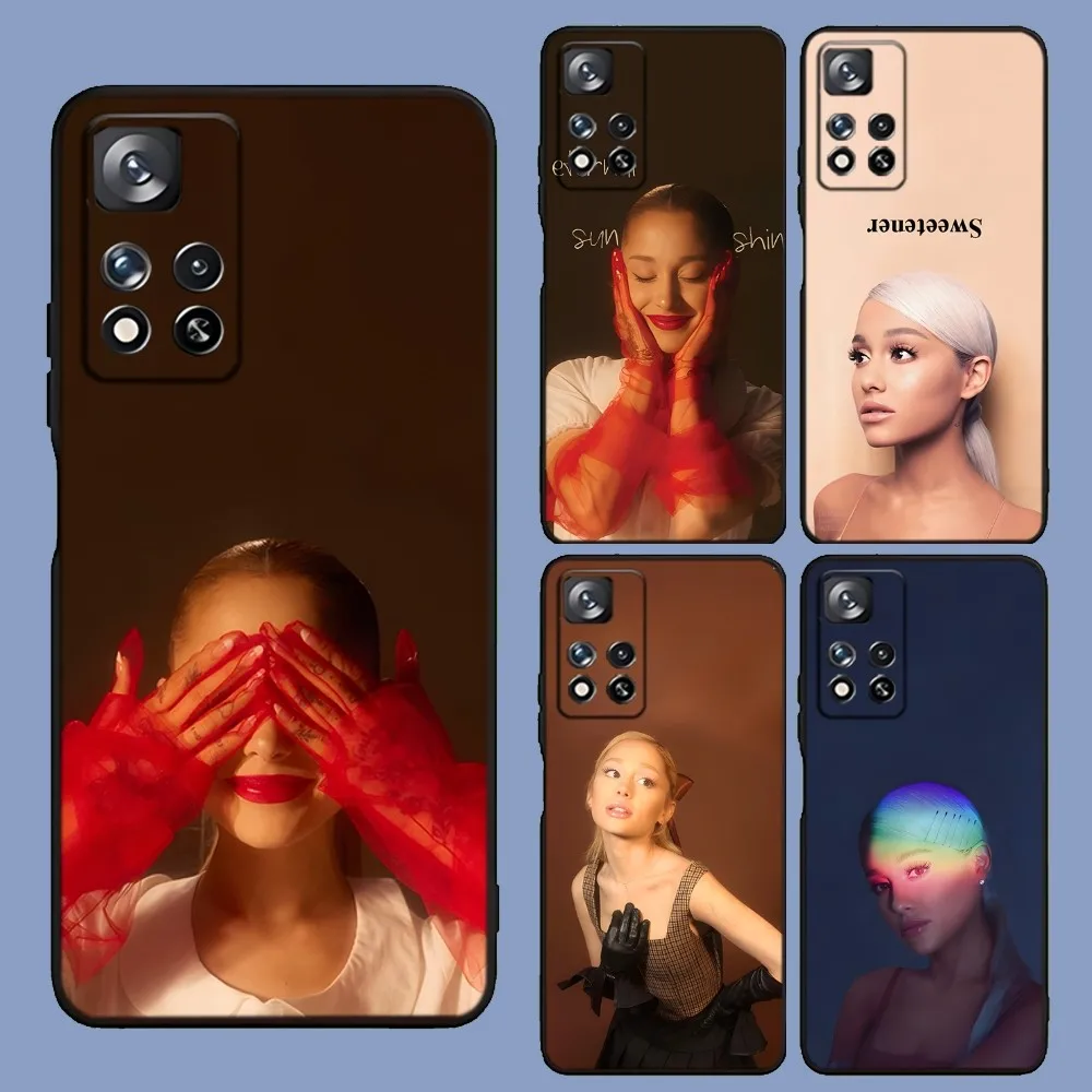 

A-Ariana Grande Yes And Phone Case For Samsung Galaxy A13,A21s,A22,A31,A32,A52,A53,A71,A80,A91 Soft Black Cover