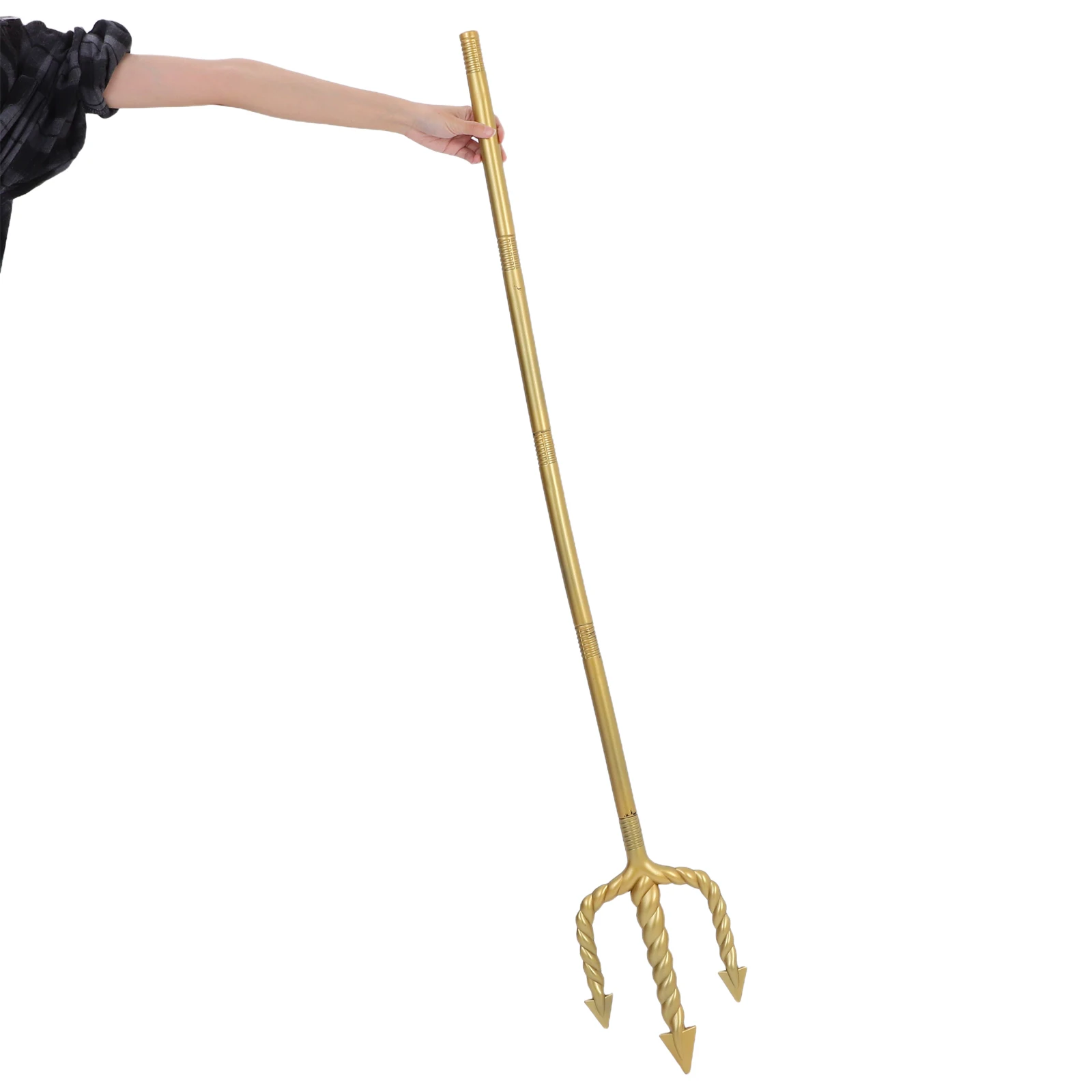 

Style Plastic Trident Demon Costume Accessories Halloween Cosplay Party Props Masquerade Stage Props Black