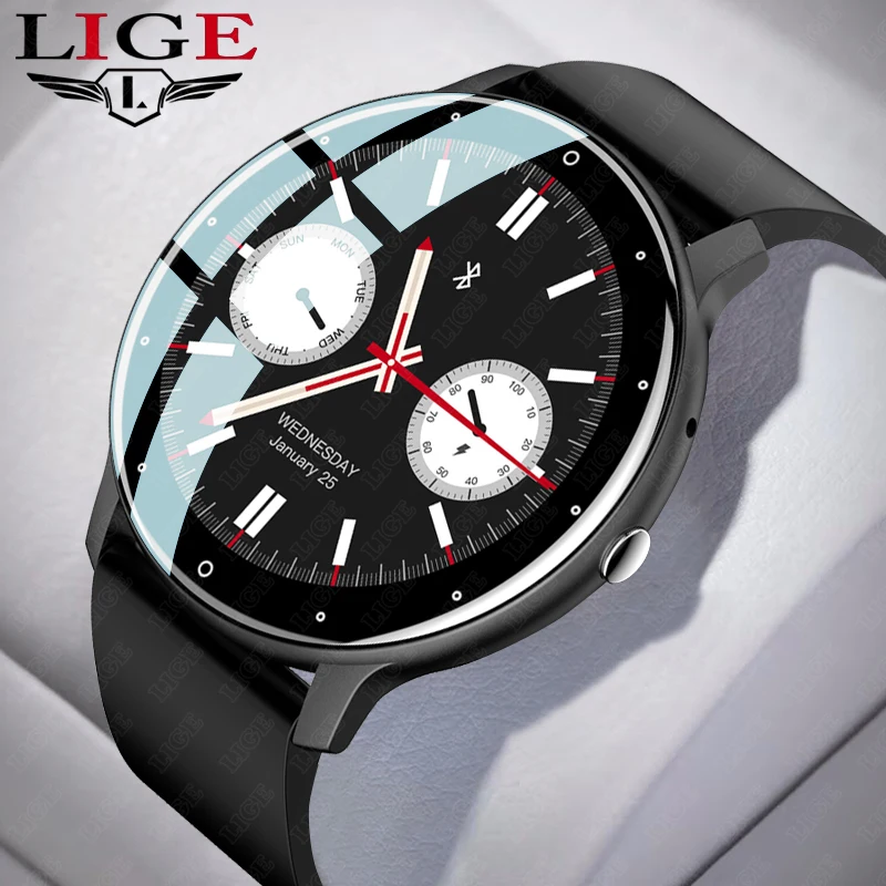 

LIGE Bluetooth Call Calculator Smartwatch Flashlight Watch For Men Smart Watch Women Sports Fitness Waterproof Bracelet 2023 New