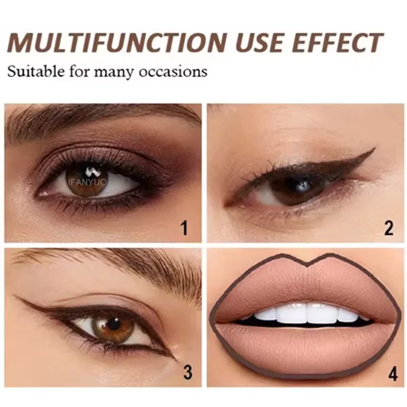 Automatic Retractable Eyeliner Gel Pen Waterproof Non Fading Durable Smooth Cream Eye Keep Makeup Paint Pen Easy Color New