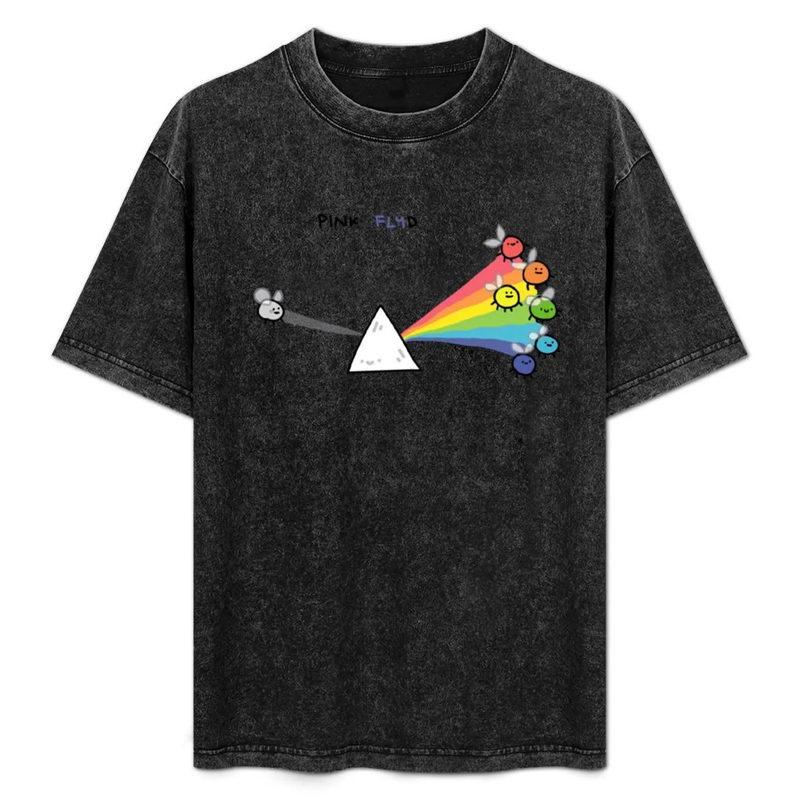 prism flies T-Shirt plus size tops clothes T-shirts oversize croswit shirt man mens funny t shirts