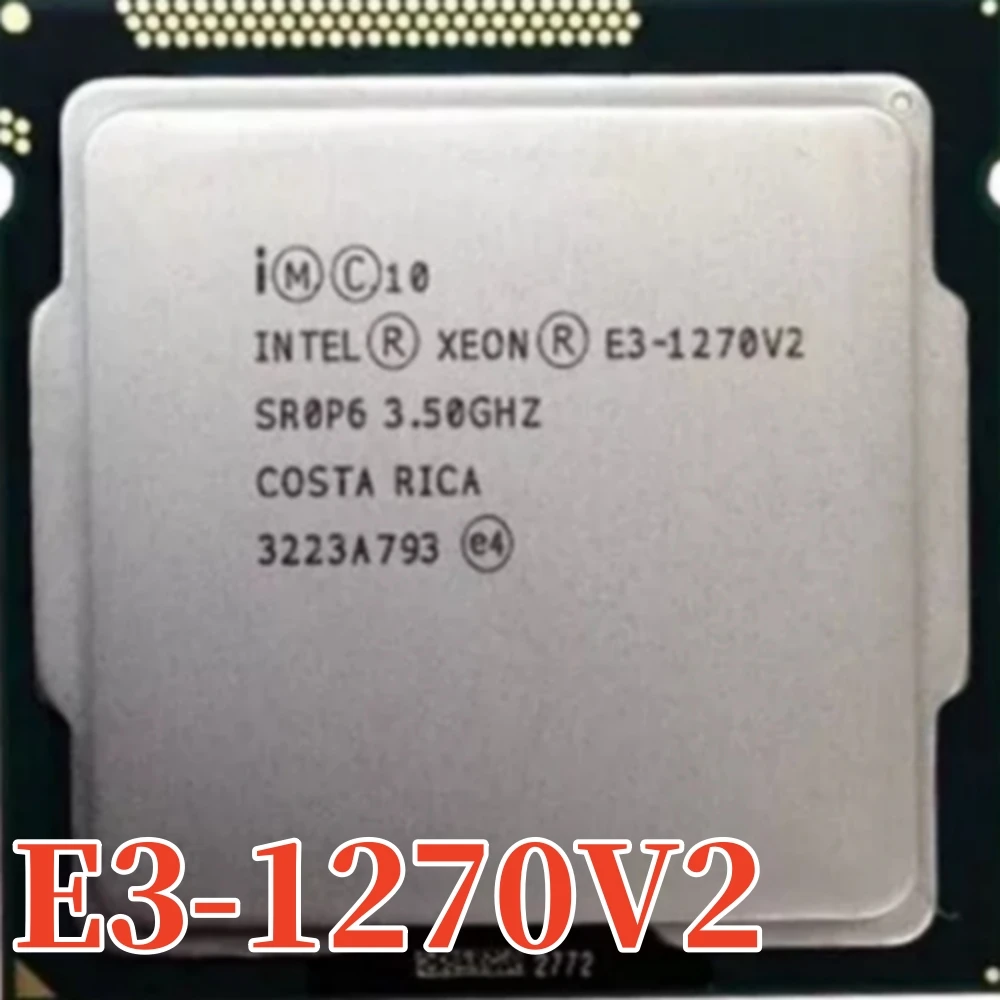 Original Intel Xeon E3-1270V2 CPU E3-1270 V2 3.50GHz 8M LGA1155 E3 1270V2 Desktop Processor Free shipping E3 1270 V2