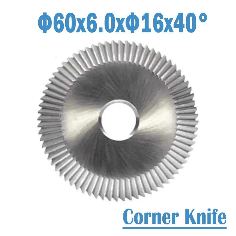 

Φ60x6.0xΦ16x40° Key Machine Cutter HSS M35 Corner Knife Cutter For 233-A/233B/233C/100-B/283-A/283-B/217/100-A/100-A1